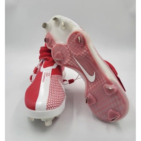 Mike Trout 7 Nike Force Zoom Baseball Cleats Size 14 Red White CI3134-602 - Picture 3 of 10